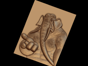 Relief Model Cetak 3D