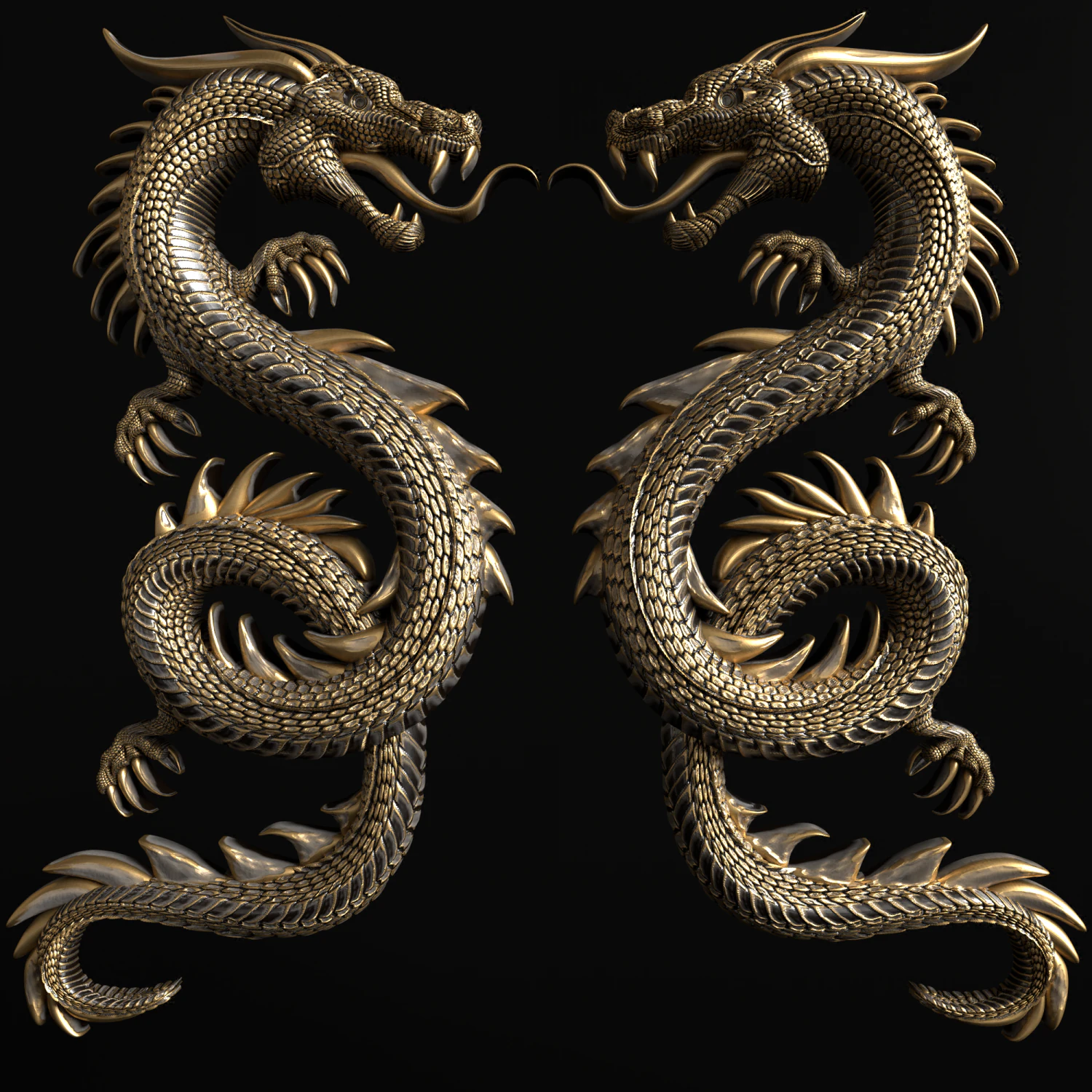 Relief 3D Print Model .c4d .max .obj .3ds .fbx .stl .blend 