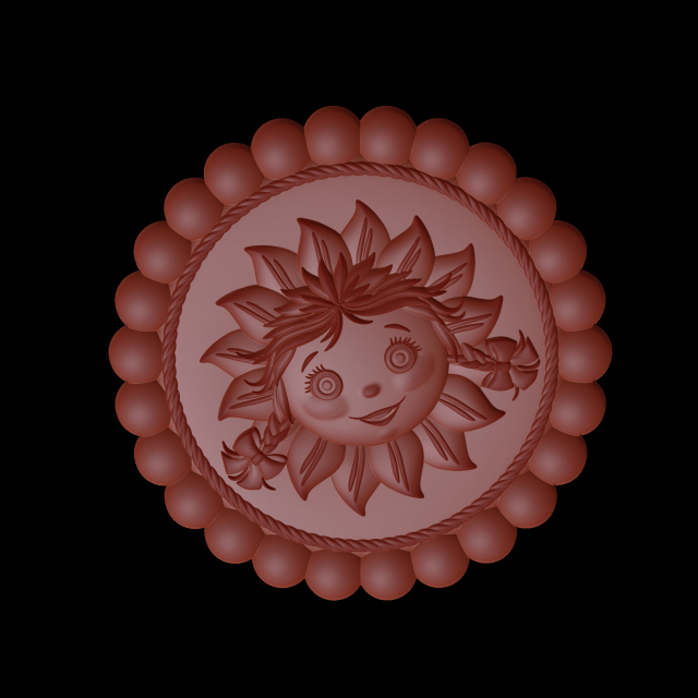Relief Model do druku 3D .c4d .max .obj .3ds .fbx .stl .blend 