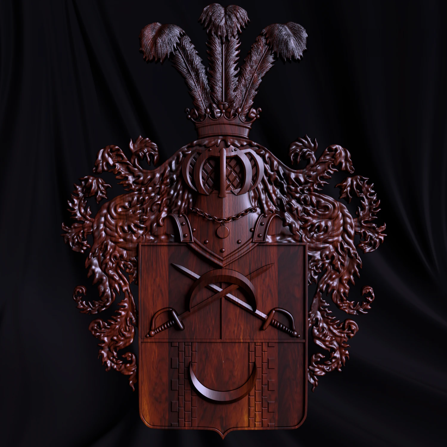 Relief 3D Print Model .c4d .max .obj .3ds .fbx .stl .blend 