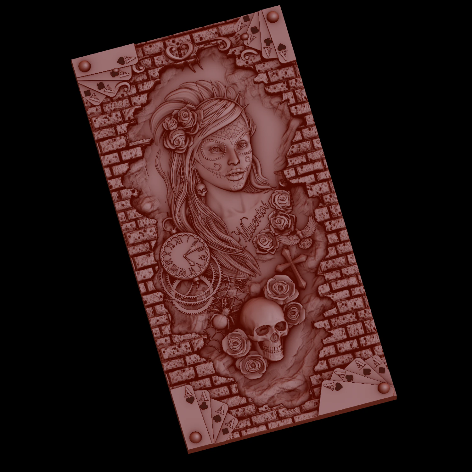 Relief 3D Print Model .c4d .max .obj .3ds .fbx .stl .blend