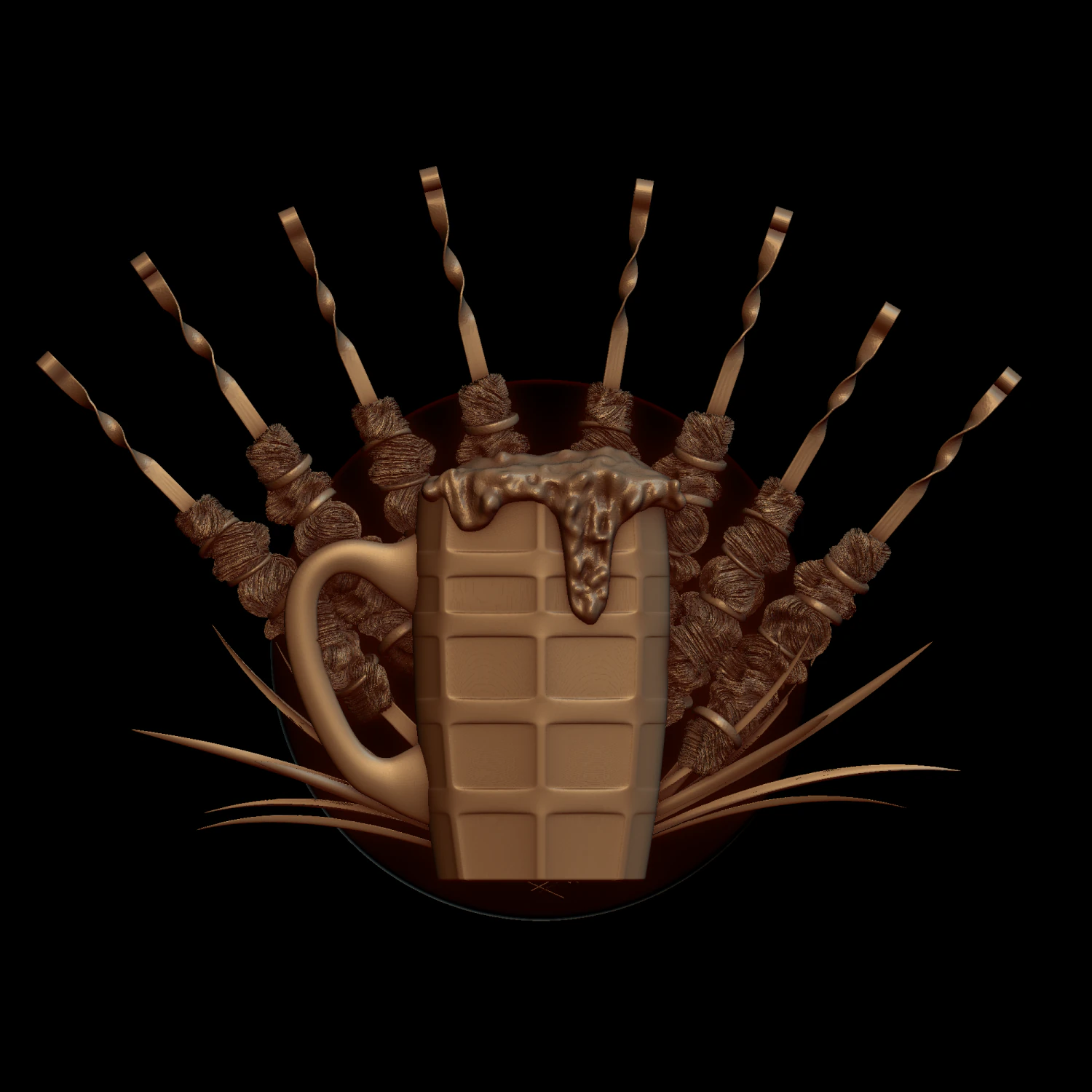 Relief 3D Print Model .c4d .max .obj .3ds .fbx .stl .blend