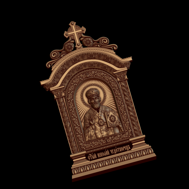 Relief Model do druku 3D .c4d .max .obj .3ds .fbx .stl .blend 
