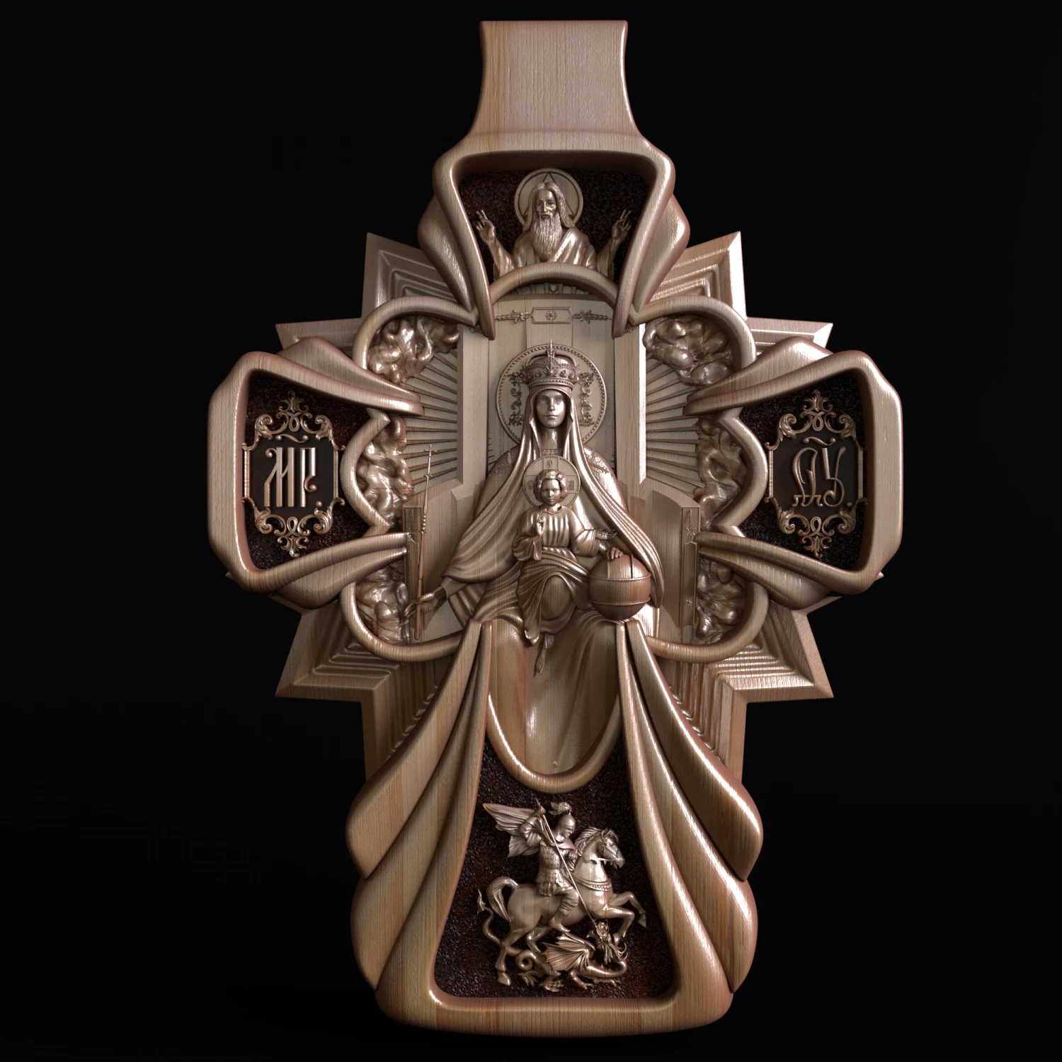 Relief 3D Print Model .c4d .max .obj .3ds .fbx .stl .blend