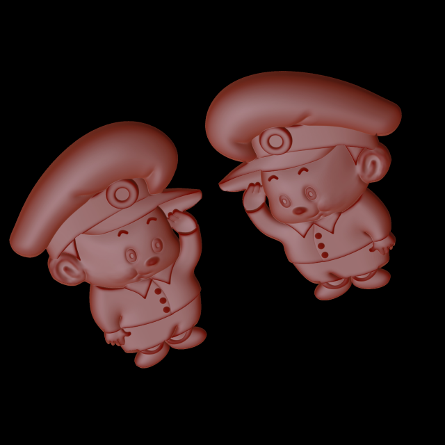 Relief 3D 打印模型 .c4d .max .obj .3ds .fbx .stl .blend 