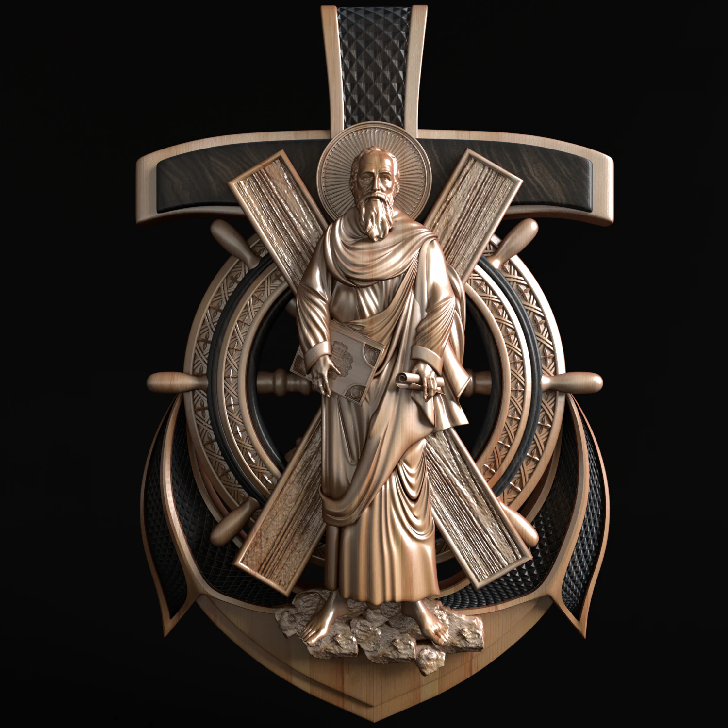 Relief 3D Print Model .c4d .max .obj .3ds .fbx .stl .blend