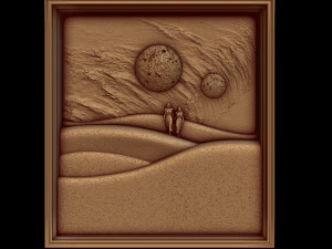 Relief 3D Print Model