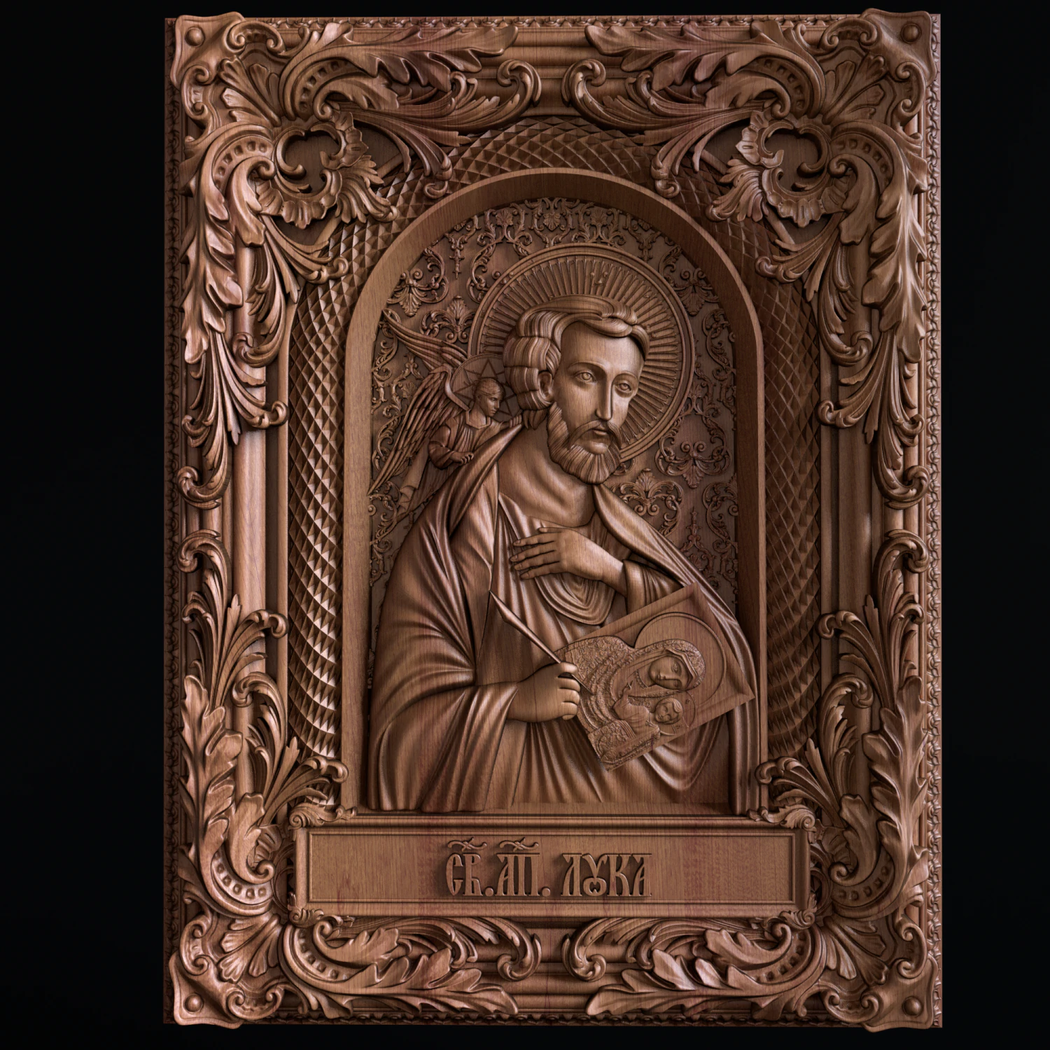Relief 3D Print Model .c4d .max .obj .3ds .fbx .stl .blend 