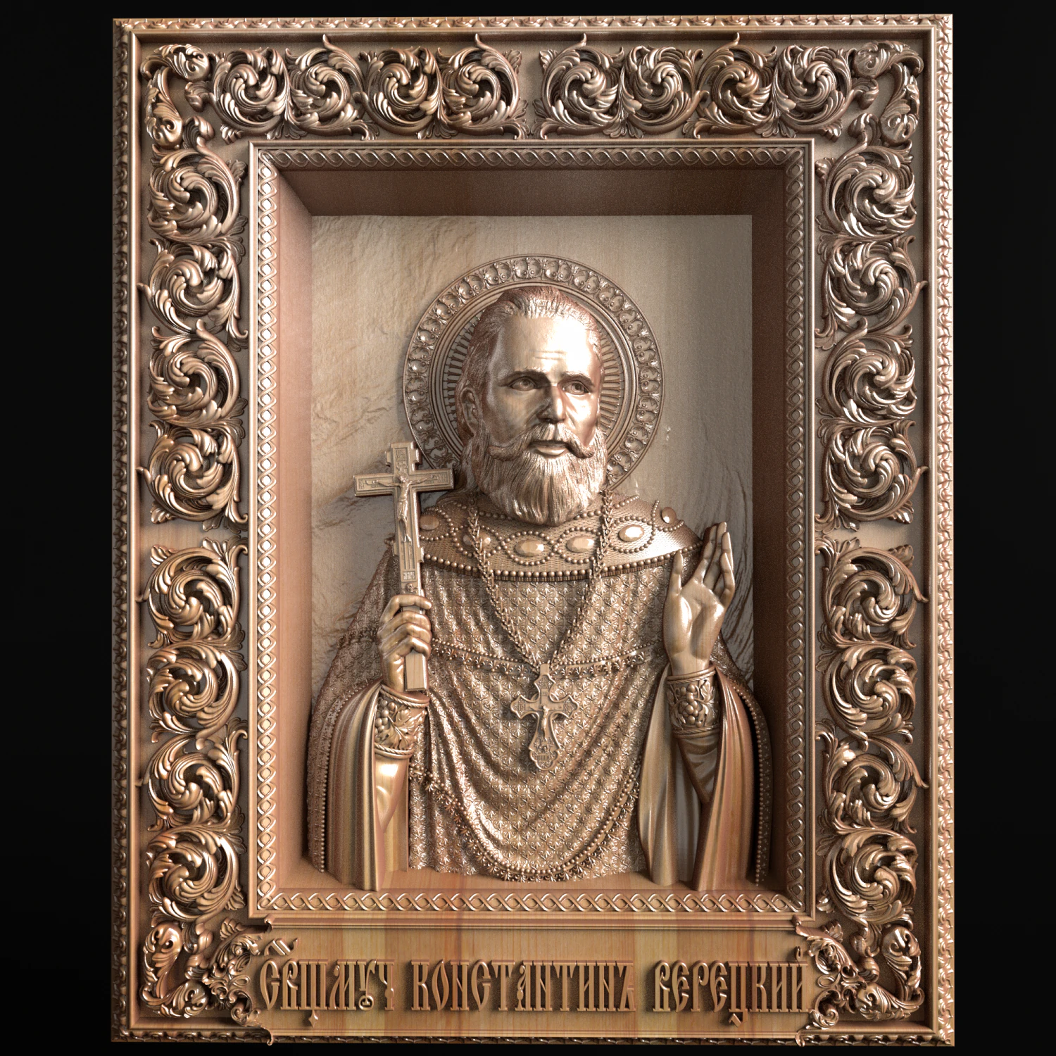 Relief 3D Print Model .c4d .max .obj .3ds .fbx .stl .blend 