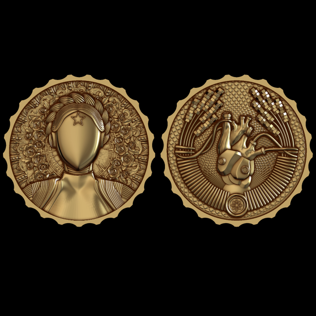 Relief Modelo de impresión 3D .c4d .max .obj .3ds .fbx .stl .blend 