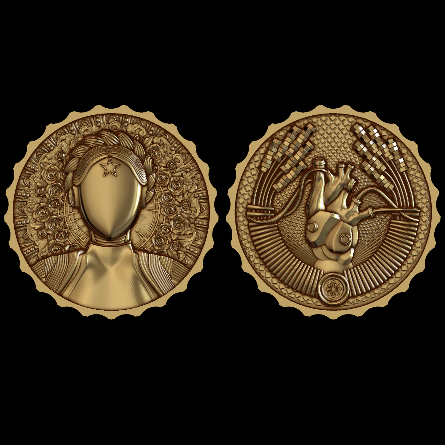 Relief 3D Print Model .c4d .max .obj .3ds .fbx .stl .blend