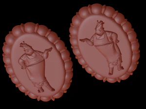 안도 3D 프린트 모델