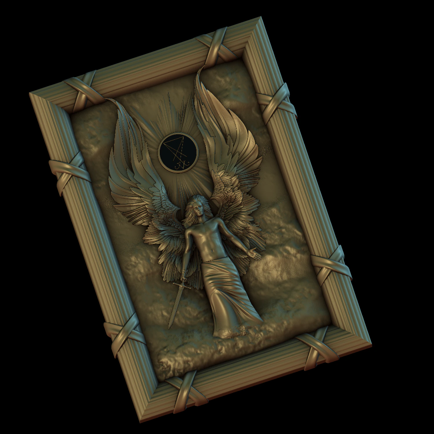 Relief 3D Print Model .c4d .max .obj .3ds .fbx .stl .blend 