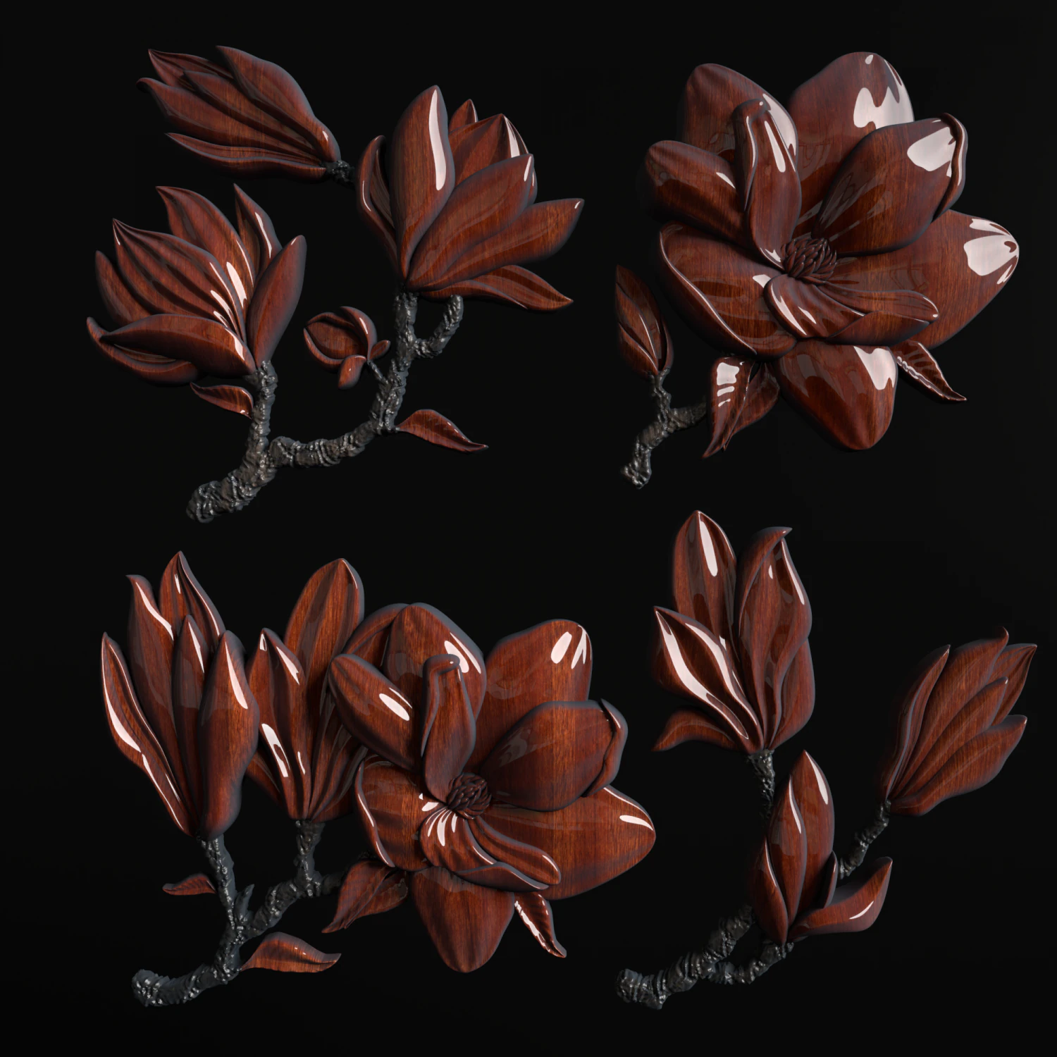 Relief 3D Print Model .c4d .max .obj .3ds .fbx .stl .blend 