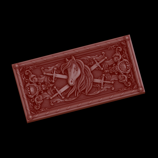 Relief Modelo de Impressão 3D .c4d .max .obj .3ds .fbx .stl .blend 