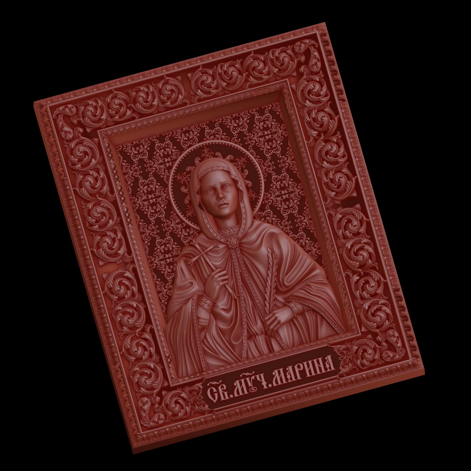 Relief 3D Print Model .c4d .max .obj .3ds .fbx .stl .blend 