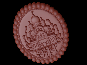 Relief 3D-Druckmodell