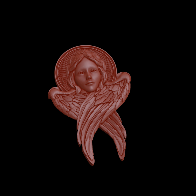 Relief 3D Baskı Modeli .c4d .max .obj .3ds .fbx .stl .blend