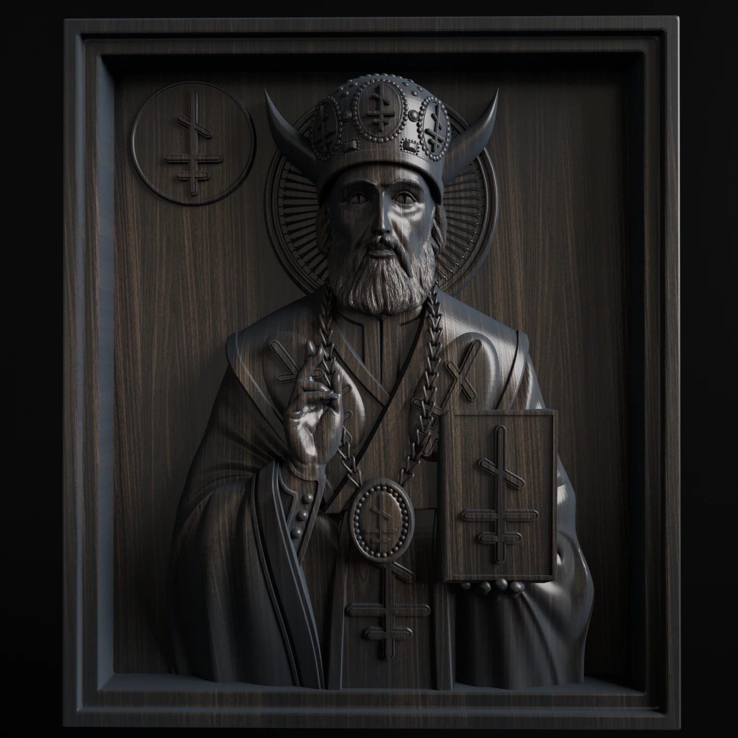 Relief 3D Print Model .c4d .max .obj .3ds .fbx .stl .blend 