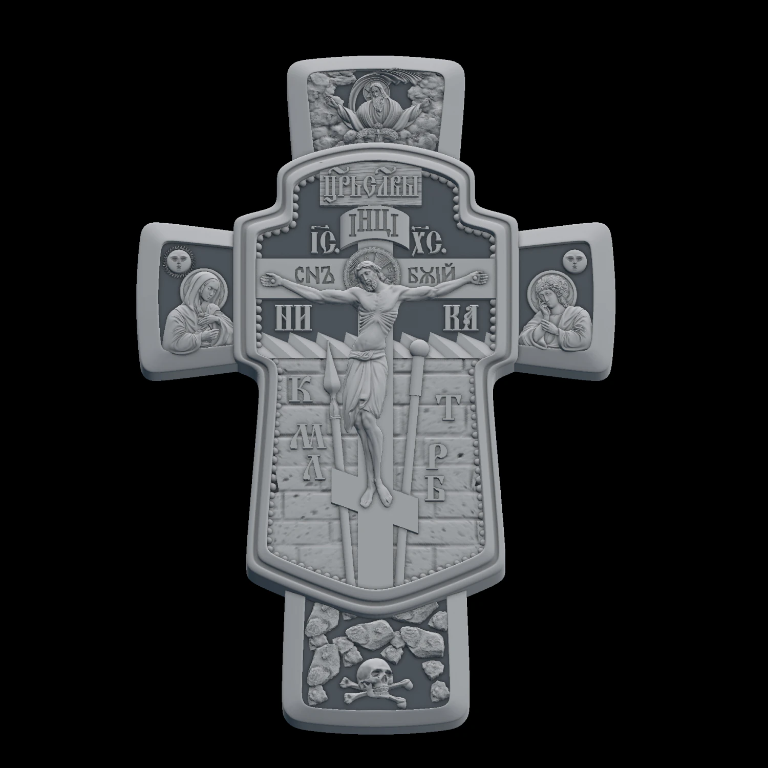 Relief 3D Print Model .c4d .max .obj .3ds .fbx .stl .blend 