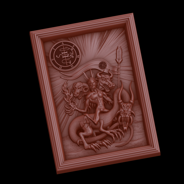 Relief 3D-printmodel .c4d .max .obj .3ds .fbx .stl .blend 