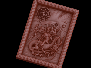 Relief 3D-printmodel