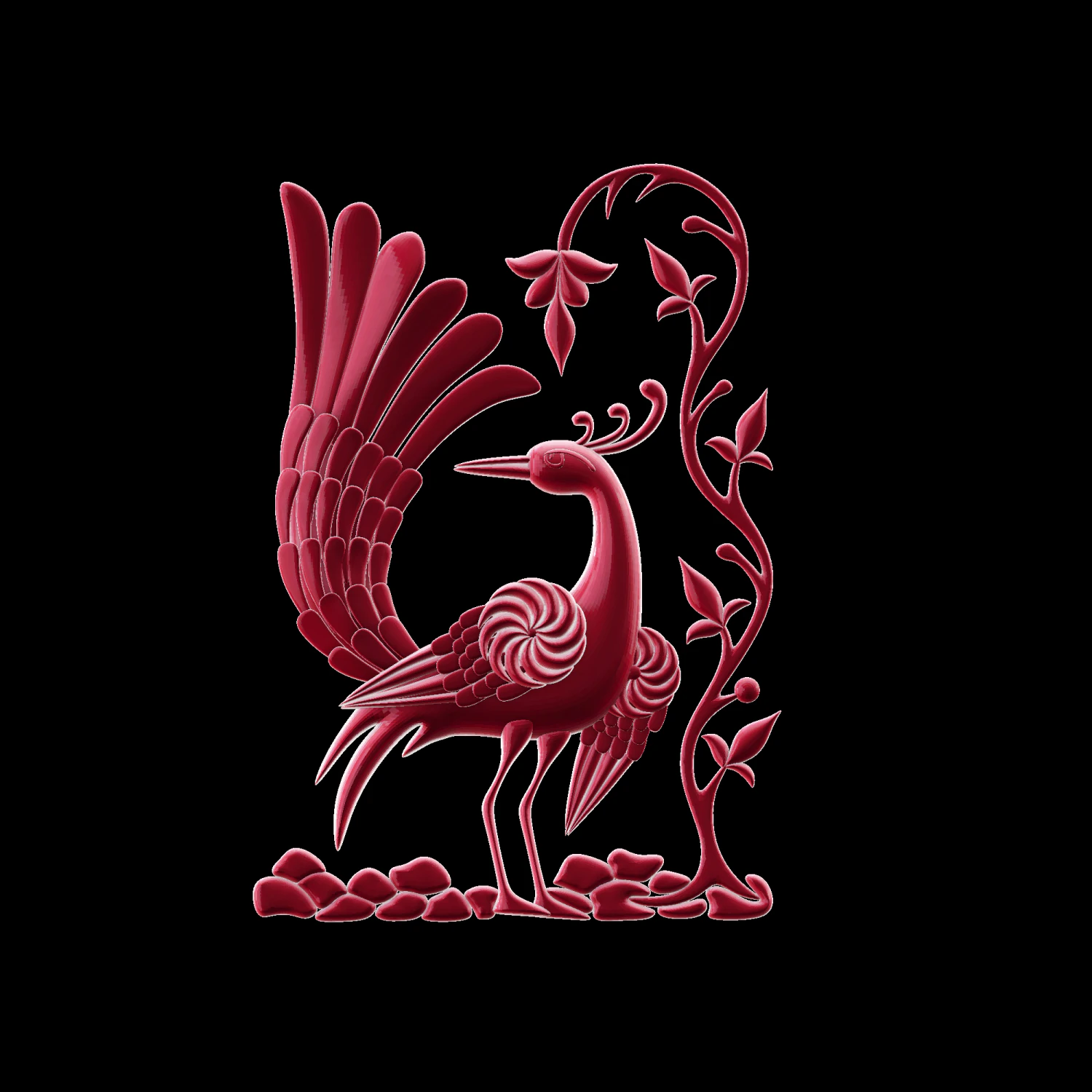 Relief 3D Print Model .c4d .max .obj .3ds .fbx .stl .blend
