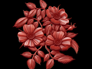 Relief 3D-Druckmodell