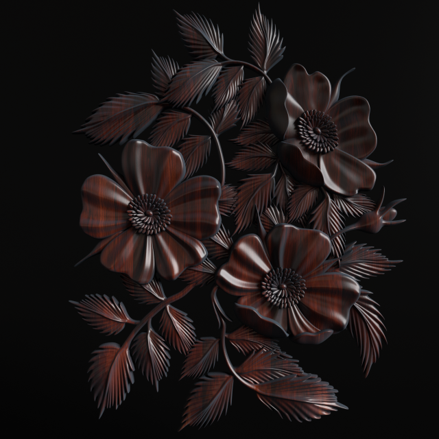 Relief 3D-Druckmodell .c4d .max .obj .3ds .fbx .stl .blend 