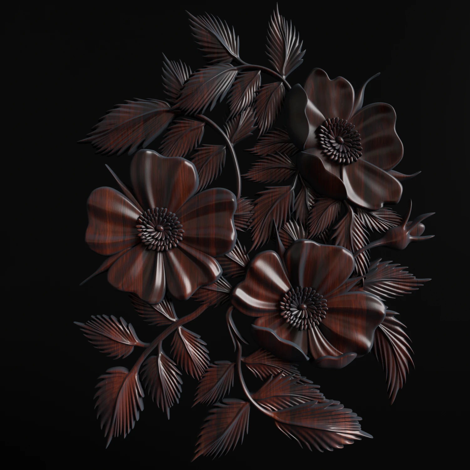 Relief 3D Print Model .c4d .max .obj .3ds .fbx .stl .blend 