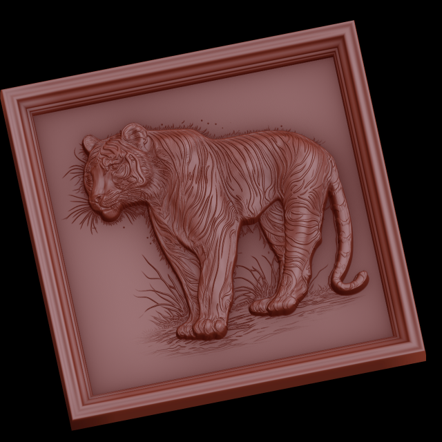 Relief 3D Print Model .c4d .max .obj .3ds .fbx .stl .blend 