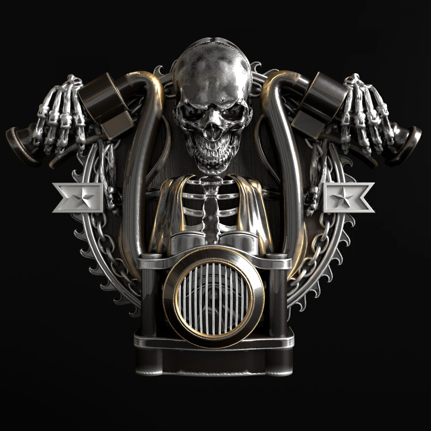 Relief 3D Print Model .c4d .max .obj .3ds .fbx .stl .blend
