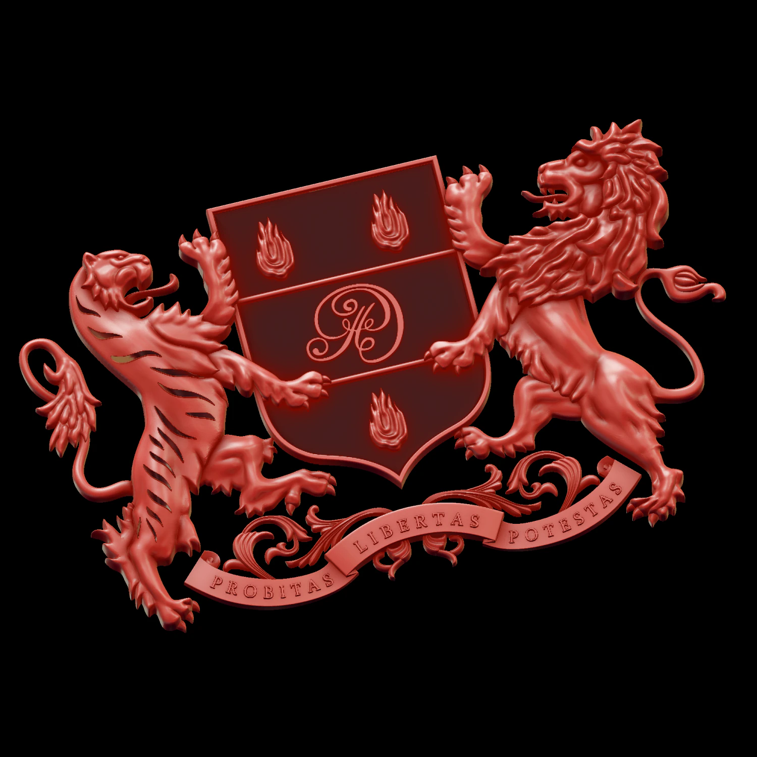 Relief 3D Print Model .c4d .max .obj .3ds .fbx .stl .blend 