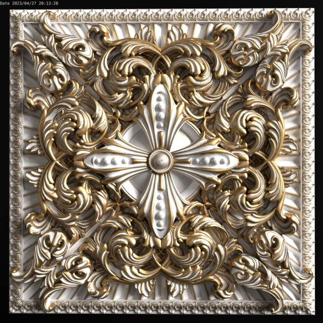 Relief 3D-Druckmodell .c4d .max .obj .3ds .fbx .stl .blend 