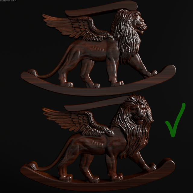 Relief 3D Baskı Modeli .c4d .max .obj .3ds .fbx .stl .blend 