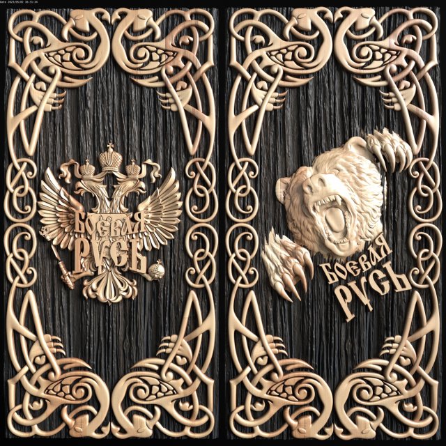 Relief 3D प्रिंट मॉडल .c4d .max .obj .3ds .fbx .stl .blend