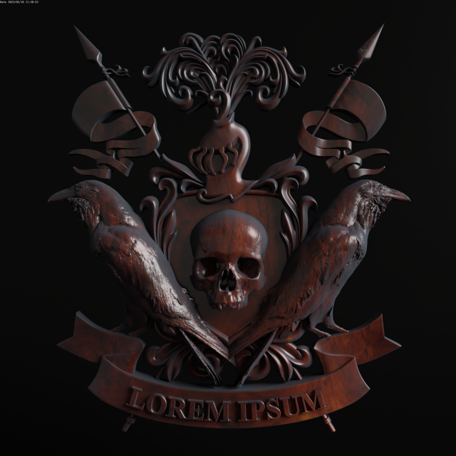 Relief Modello di stampa 3D .c4d .max .obj .3ds .fbx .stl .blend 