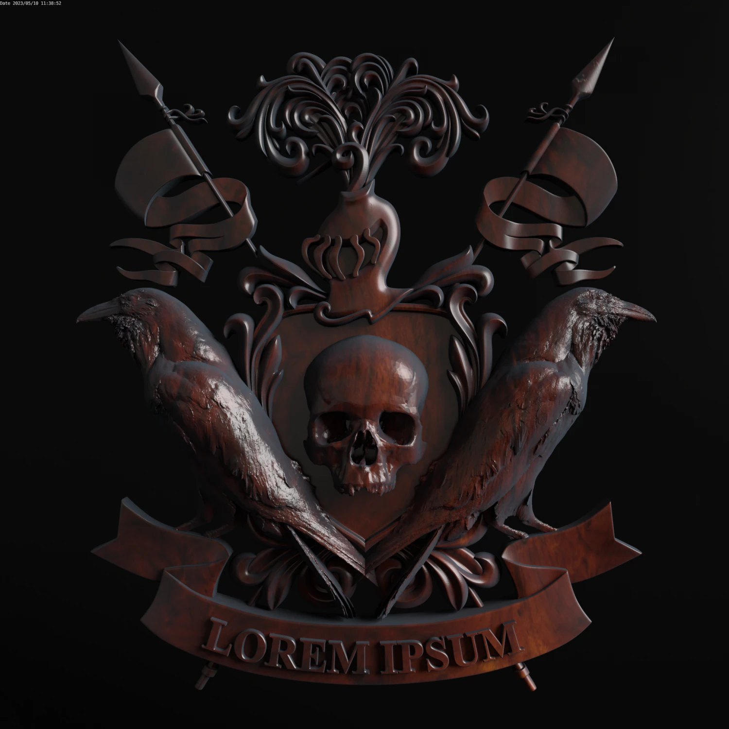 Relief 3D Print Model .c4d .max .obj .3ds .fbx .stl .blend 