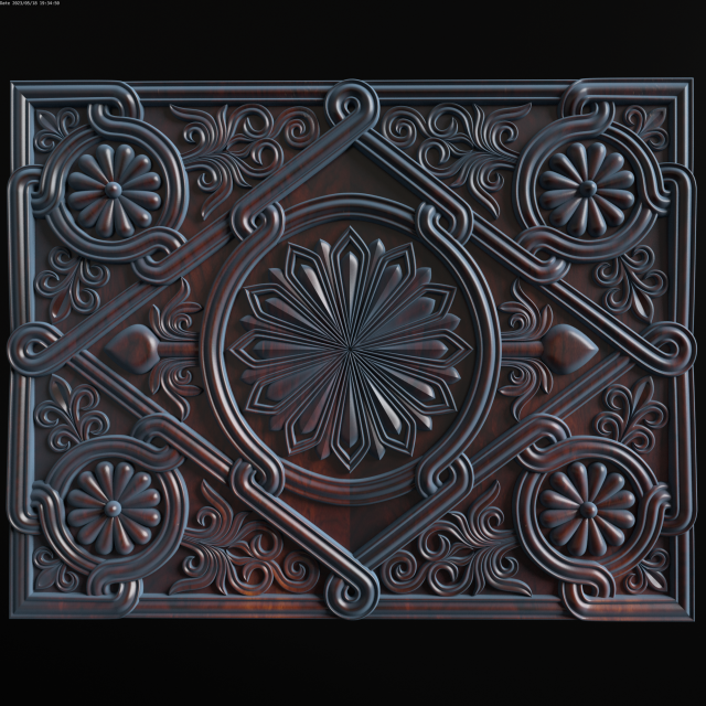 Relief 3D-Druckmodell .c4d .max .obj .3ds .fbx .stl .blend 