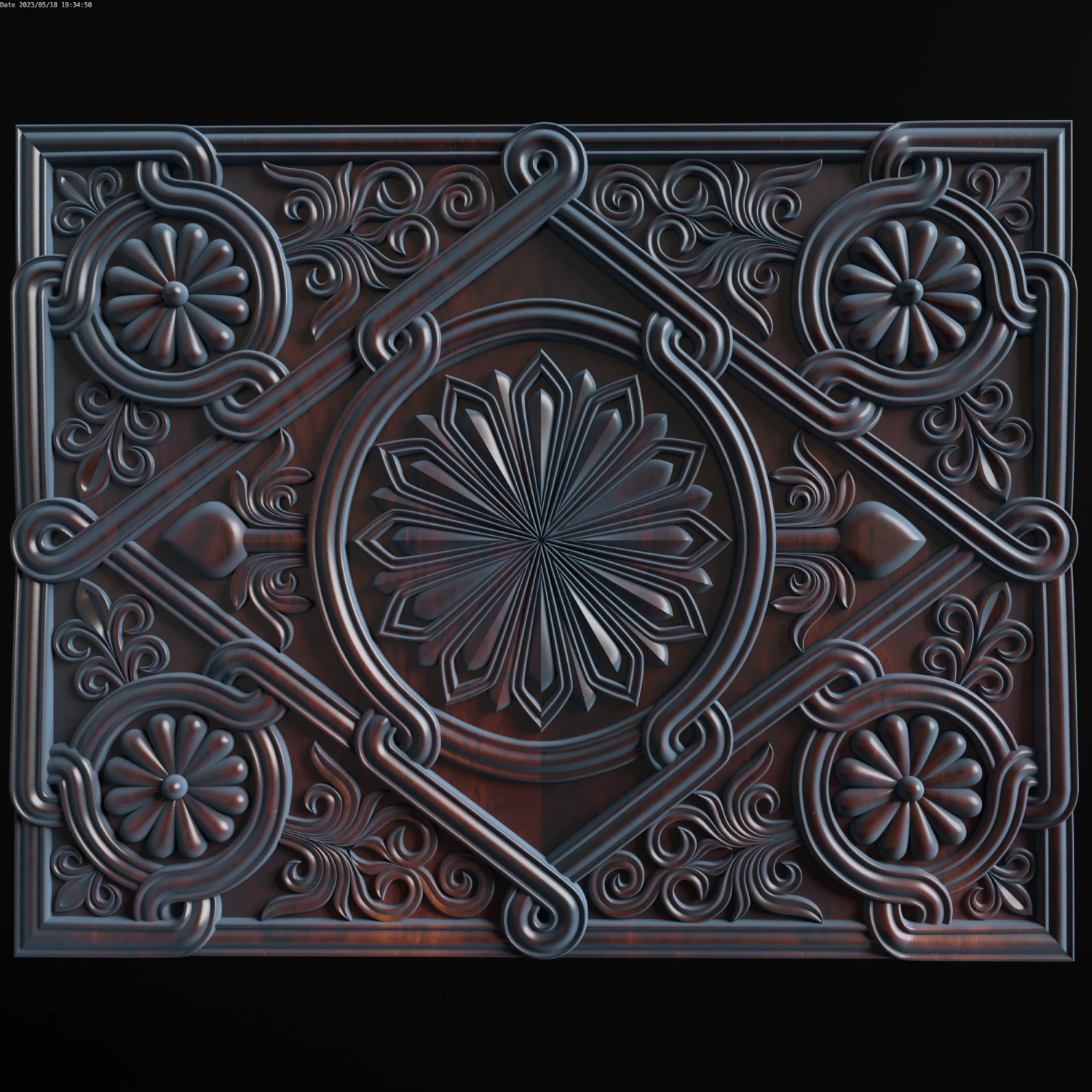 Relief 3D Print Model .c4d .max .obj .3ds .fbx .stl .blend 
