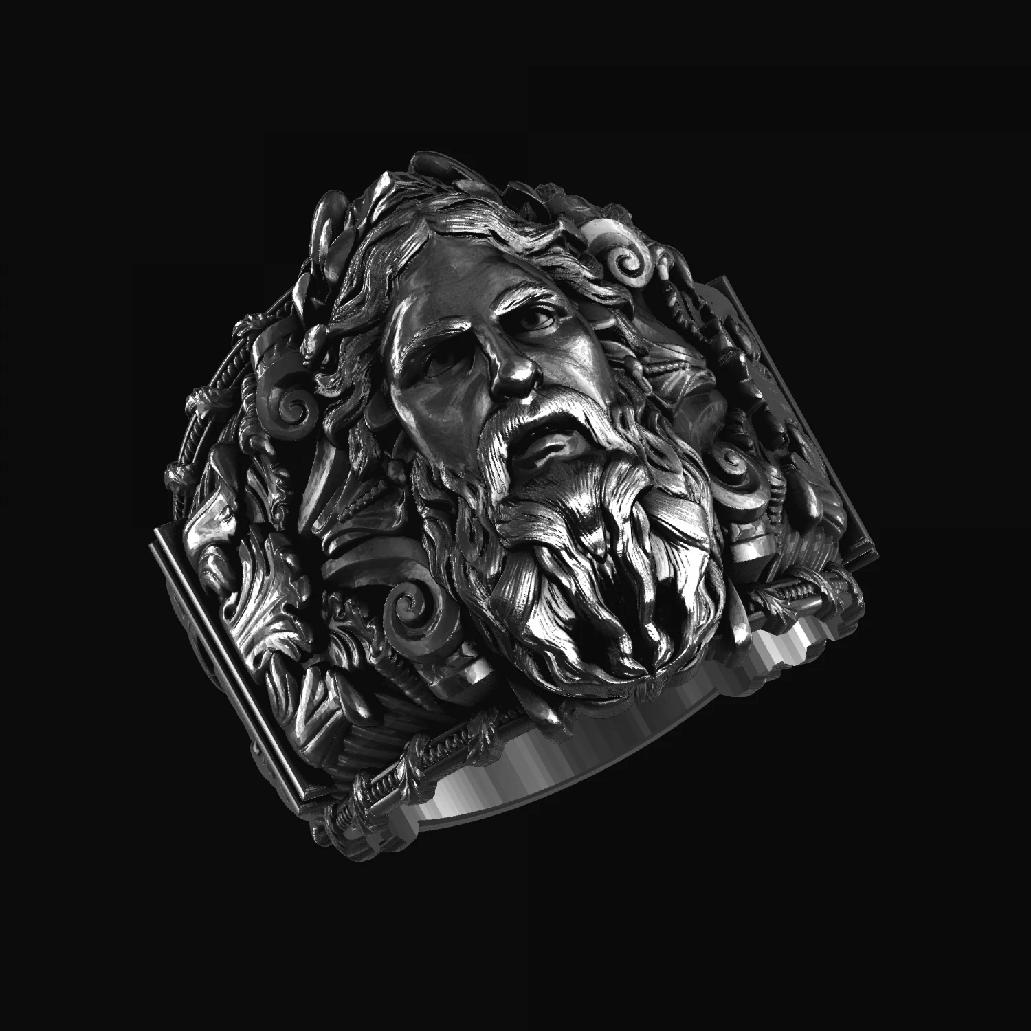 Relief 3D Print Model .c4d .max .obj .3ds .fbx .stl .blend 