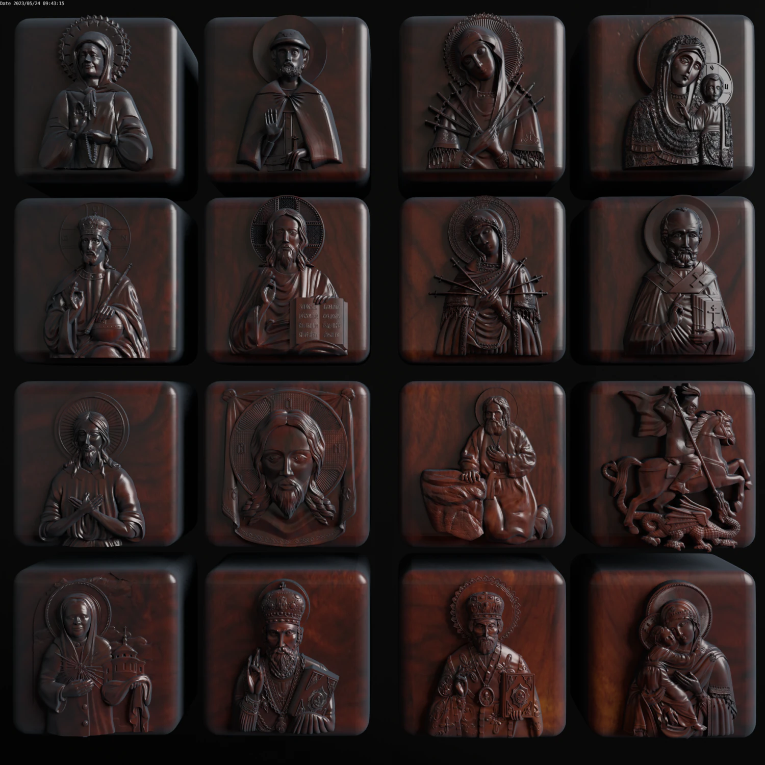 Relief 3D Print Model .c4d .max .obj .3ds .fbx .stl .blend 