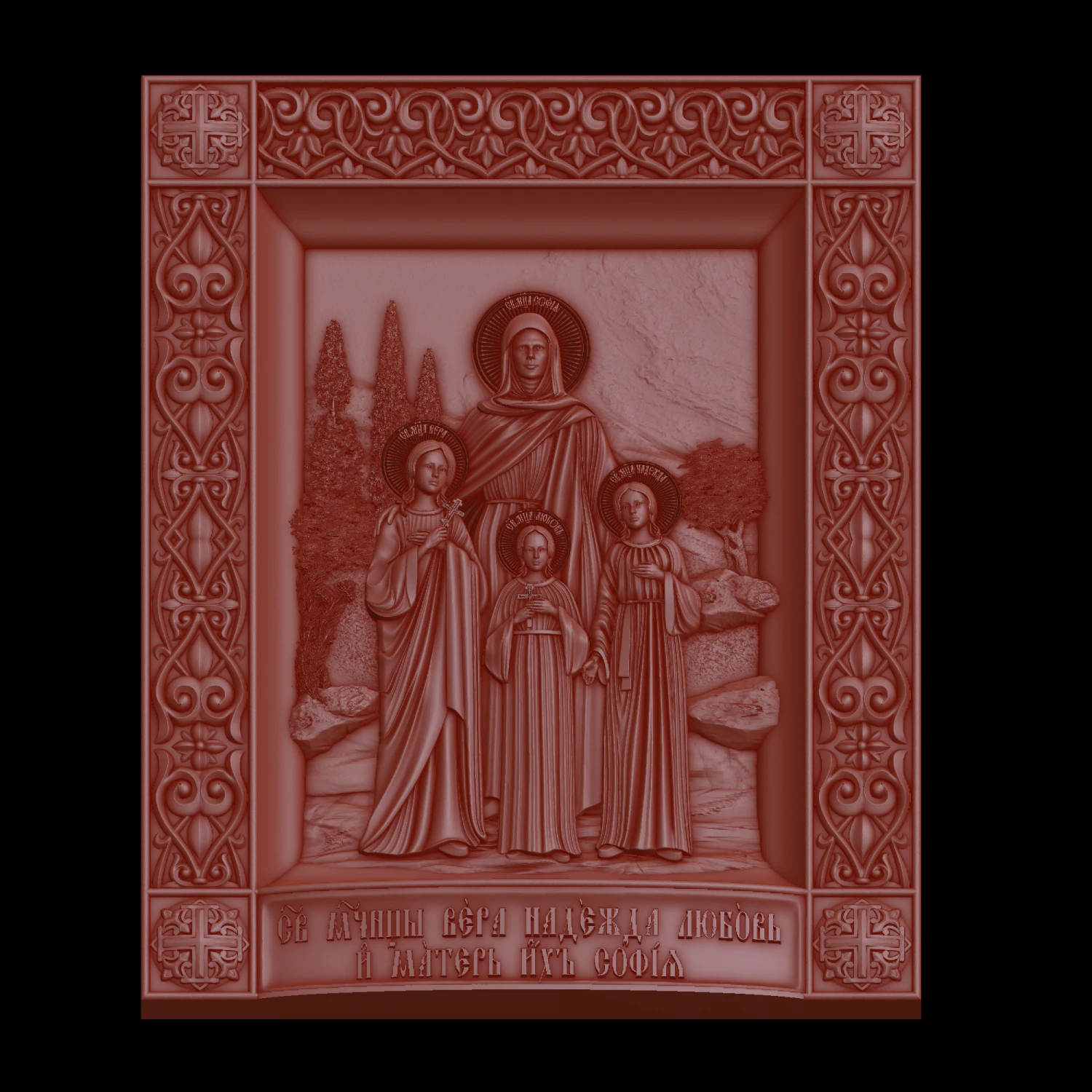 Relief 3D Print Model .c4d .max .obj .3ds .fbx .stl .blend