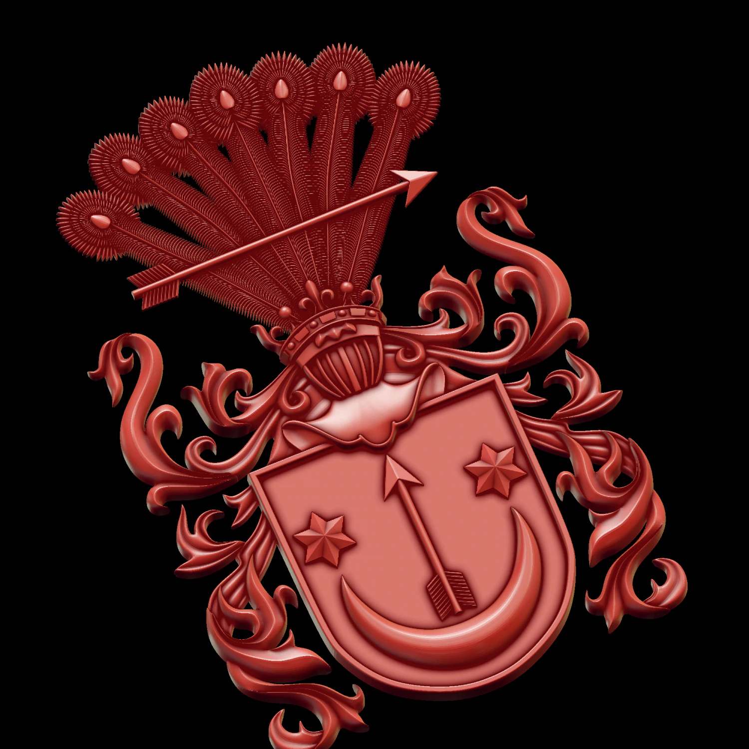 Relief 3D Print Model .c4d .max .obj .3ds .fbx .stl .blend 