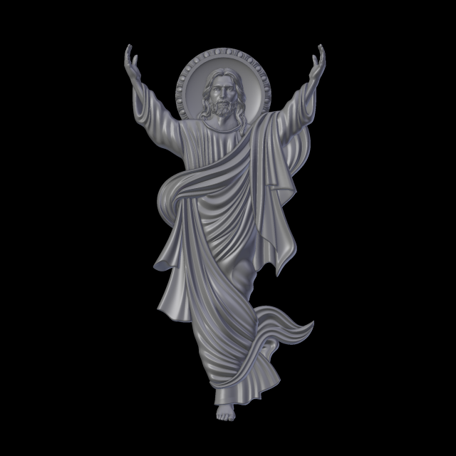 Relief Model do druku 3D .c4d .max .obj .3ds .fbx .stl .blend 