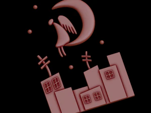 राहत 3D प्रिंट मॉडल