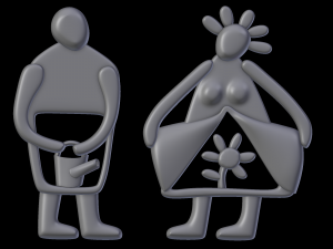 Relief 3D प्रिंट मॉडल
