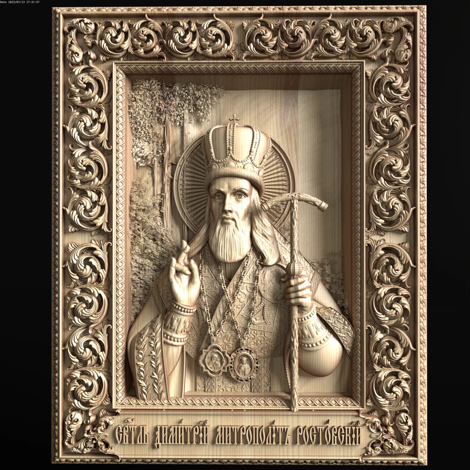 Relief 3D Print Model .c4d .max .obj .3ds .fbx .stl .blend