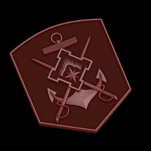 Relief Modelo de Impressão 3D .c4d .max .obj .3ds .fbx .stl .blend 