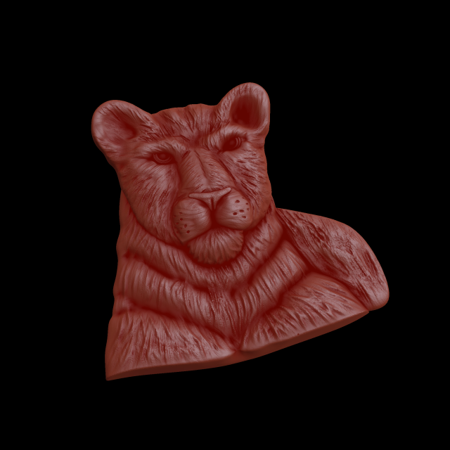 Relief 3D 打印模型 .c4d .max .obj .3ds .fbx .stl .blend 